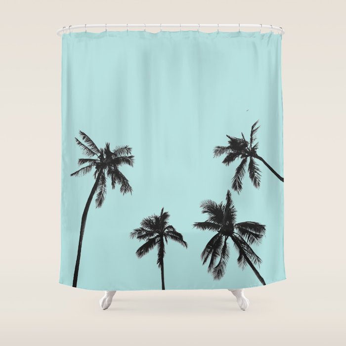 Palm trees 5 Shower Curtain Gallery Image 1