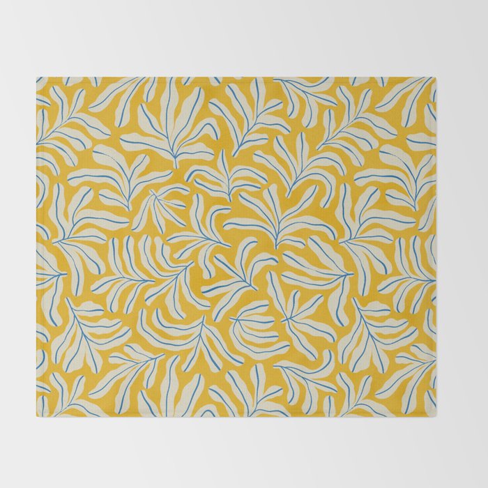 Lazy Summer Pattern #1 Throw Blanket Gallery Image 2