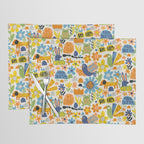 Playful Meadow Cute Animals with Motivational Affirmations - Great Outdoors Placemat Gallery Image 1