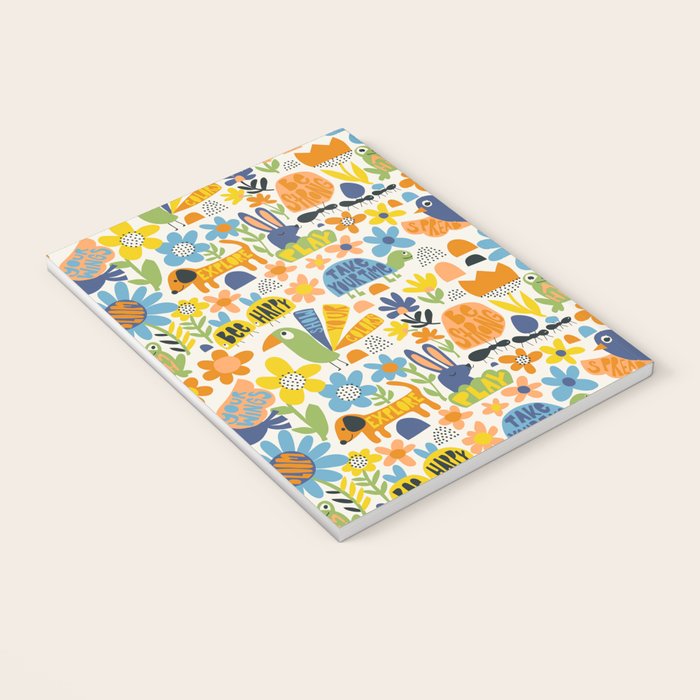 Playful Meadow Cute Animals with Motivational Affirmations - Great Outdoors Notebook Gallery Image 3