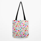 Wild Botanica Bloom - Romantic Abstract Floral Pattern Tote Bag Gallery Image 2