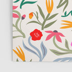 Wild Botanica Bloom - Romantic Abstract Floral Pattern Poster Gallery Image 3