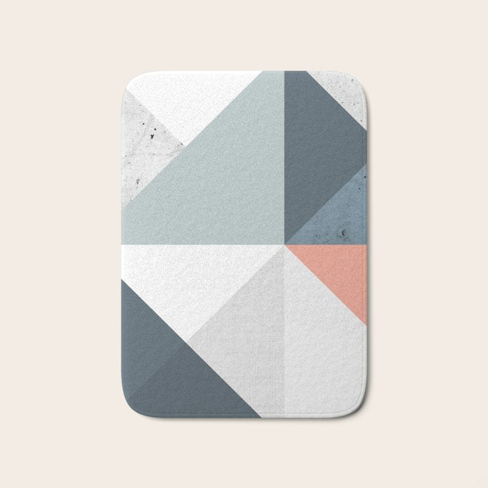 Modern Geometric 12 Bath Mat Gallery Image 1