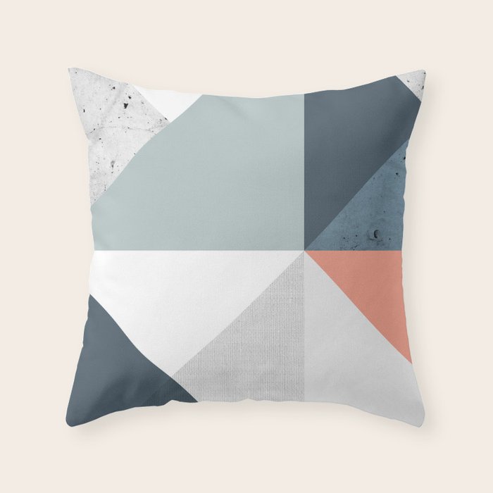 Modern Geometric 12 Throw Pillow Gallery Image 6