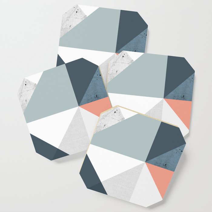 Modern Geometric 12 Coaster Gallery Image 1