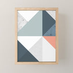 Modern Geometric 12 Mini Art Print Gallery Image 1