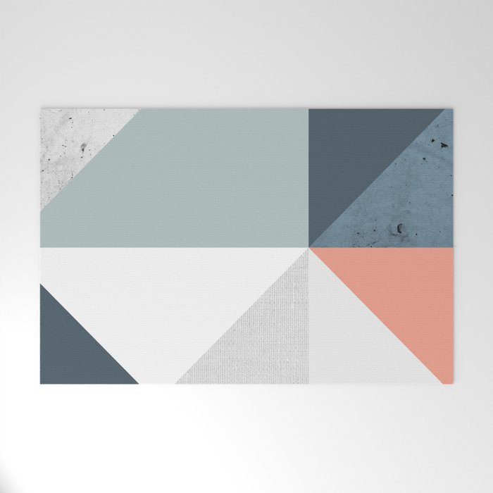 Modern Geometric 12 Welcome Mat Gallery Image 1