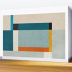 Geometric Minimalist Modern Artwork II Wall Mural Gallery Image 2