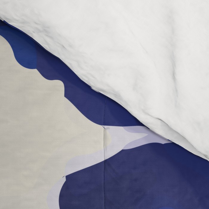 Talavera mexican tile traditional blue ceramic mosaic Comforter Gallery Image 4