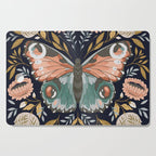 William Morris Butterfly - Midnight Garden Cutting Board Gallery Image 1