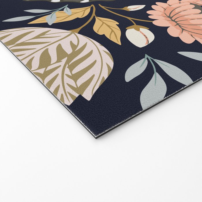 William Morris Butterfly - Midnight Garden Welcome Mat Gallery Image 2