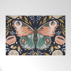 William Morris Butterfly - Midnight Garden Welcome Mat Gallery Image 1