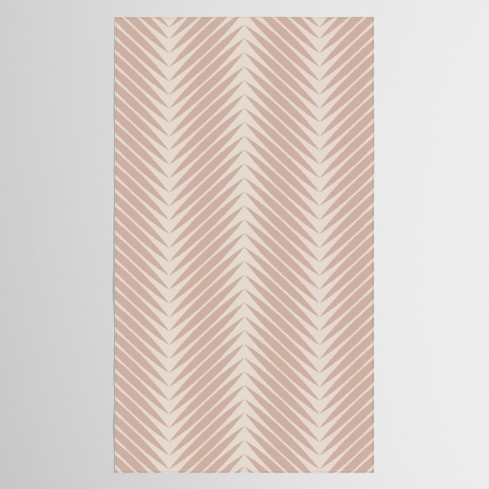 Palm Leaf Pattern - Neutral Beige Tablecloth Gallery Image 2