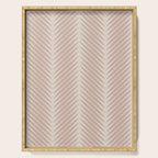Palm Leaf Pattern - Neutral Beige Serving Tray Gallery Image 1