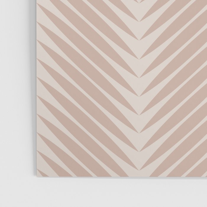 Palm Leaf Pattern - Neutral Beige Poster Gallery Image 3