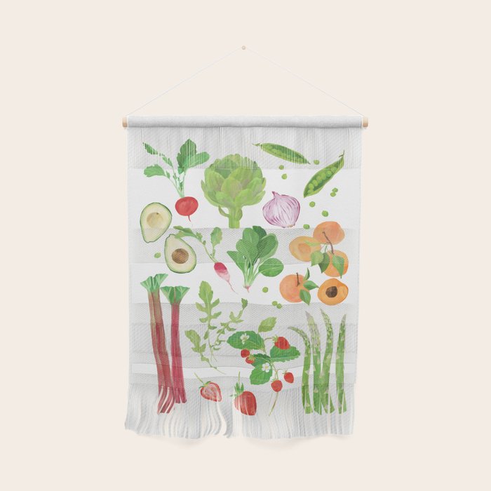 Spring Fruits & Vegetables Wall Hanging Gallery Image 1