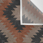 aztec neutrals - inkwell & taupe Wall Tapestry Gallery Image 3