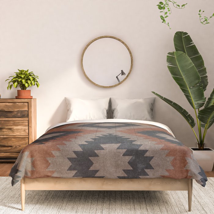 aztec neutrals - inkwell & taupe Comforter Gallery Image 3
