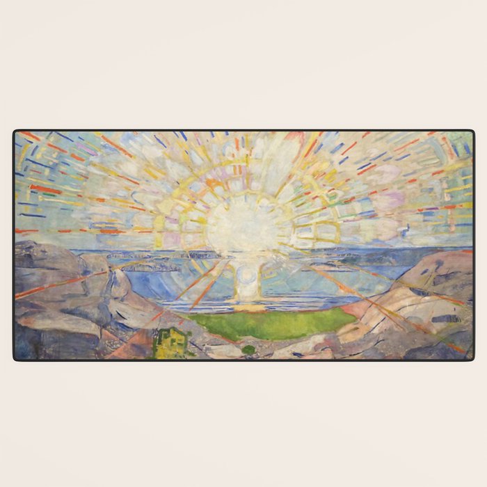 Edvard Munch - The Sun (Solen) (1911)  Desk Mat Gallery Image 3
