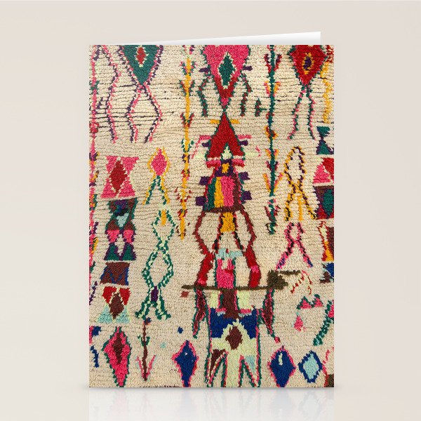 Moroccan Carpet Artwork Stationery Card Gallery Image 1
