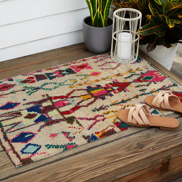 Moroccan Carpet Artwork Outdoor Rug Gallery Image 2