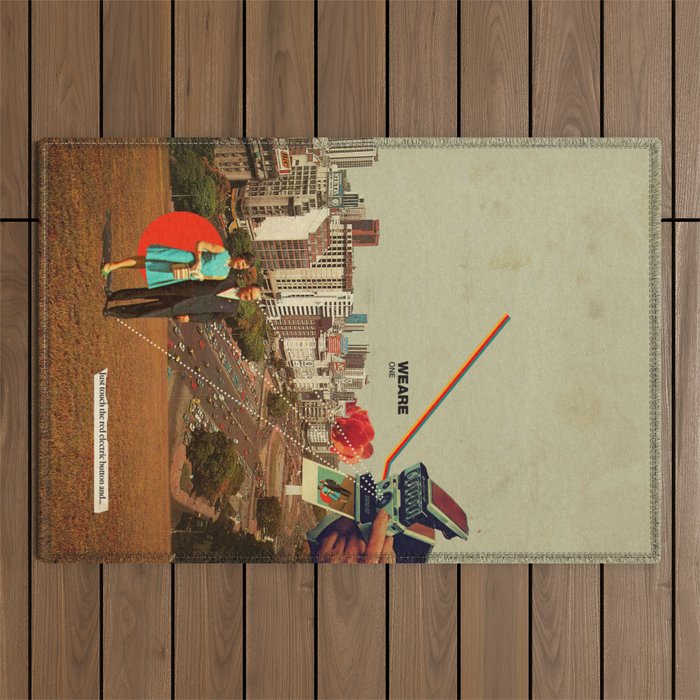 We Are One Outdoor Rug Gallery Image 1