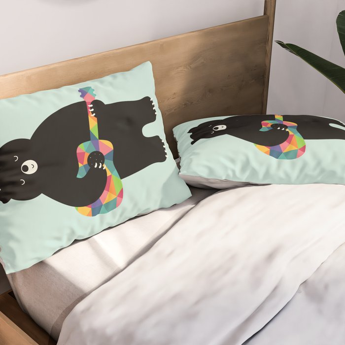 Happy Song Pillow Sham Gallery Image 2