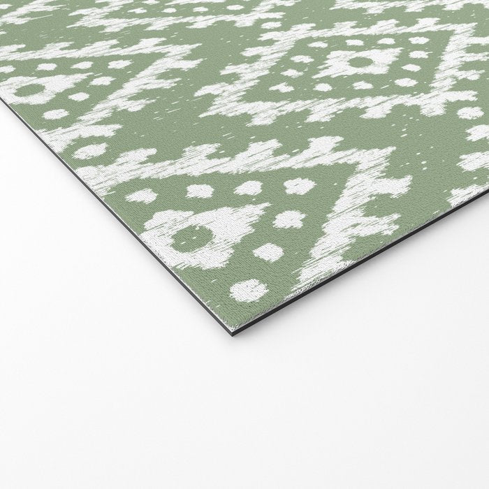 Coastl Ikat | Pistachio Welcome Mat Gallery Image 2
