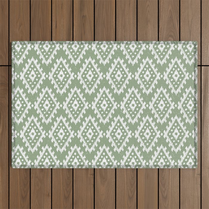 Coastl Ikat | Pistachio Outdoor Rug Gallery Image 1