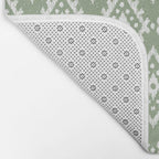 Coastl Ikat | Pistachio Bath Mat Gallery Image 2