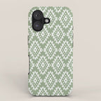 Coastl Ikat | Pistachio iPhone Case Gallery Image 1