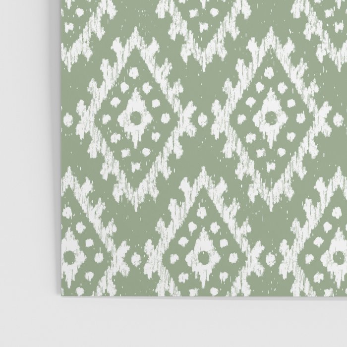 Coastl Ikat | Pistachio Poster Gallery Image 3