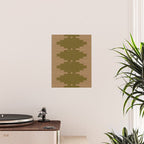 Southwestern Minimalist Retro Green & Pink Poster Gallery Image 2