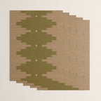 Southwestern Minimalist Retro Green & Pink Wrapping Paper Gallery Image 3