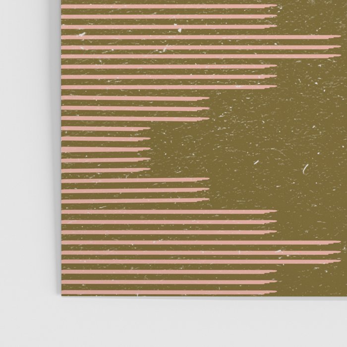 Southwestern Minimalist Retro Green & Pink Poster Gallery Image 3
