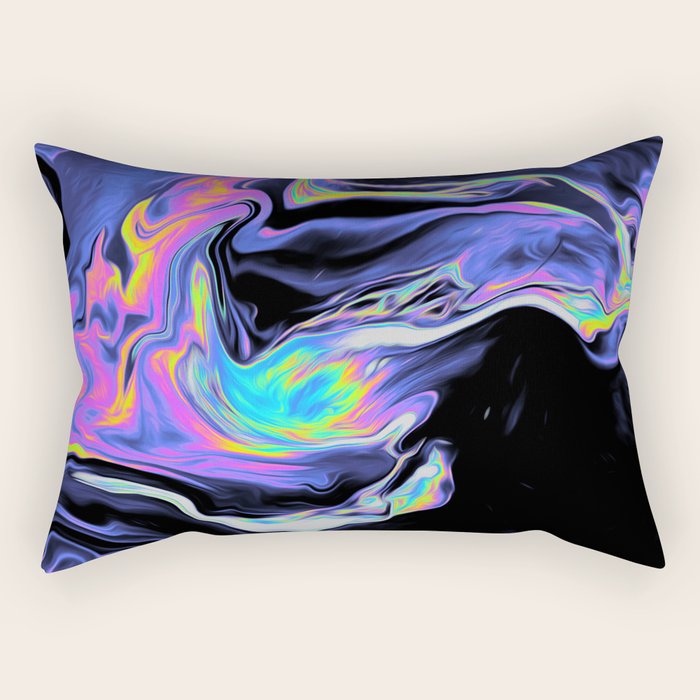 DESPAIR IN THE DEPARTURE LOUNGE Rectangular Pillow Gallery Image 1