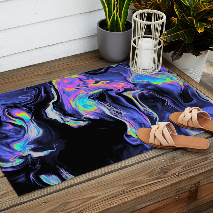 DESPAIR IN THE DEPARTURE LOUNGE Outdoor Rug Gallery Image 2