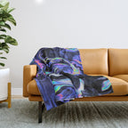 DESPAIR IN THE DEPARTURE LOUNGE Throw Blanket Gallery Image 1