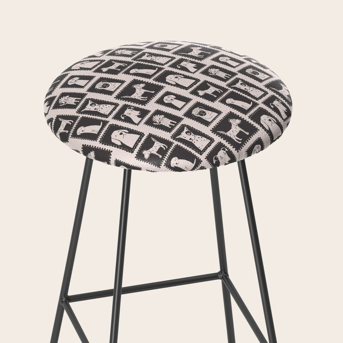 Dog portrait gallery Stool Gallery Image 2
