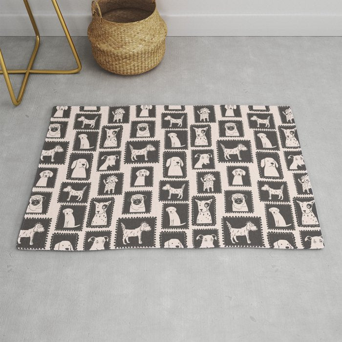 Dog portrait gallery Rug Gallery Image 1