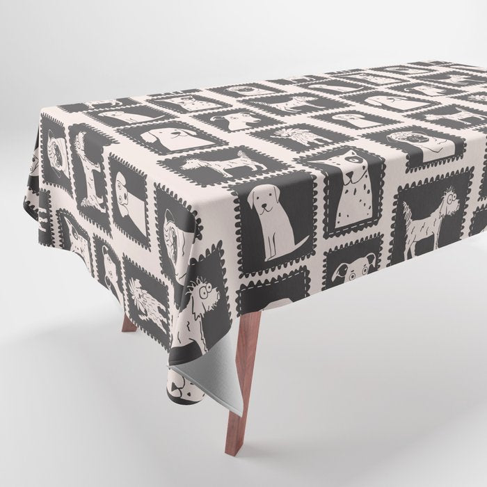 Dog portrait gallery Tablecloth Gallery Image 1
