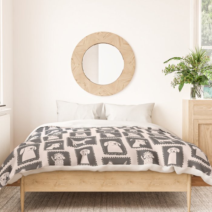 Dog portrait gallery Duvet Cover Gallery Image 3