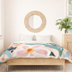 Los Angeles Flower Market Duvet Cover Gallery Image 3