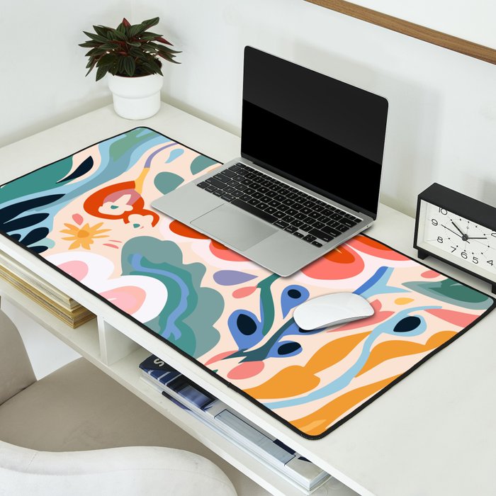 Los Angeles Flower Market Desk Mat Gallery Image 2