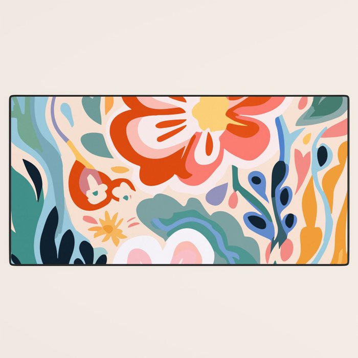 Los Angeles Flower Market Desk Mat Gallery Image 3