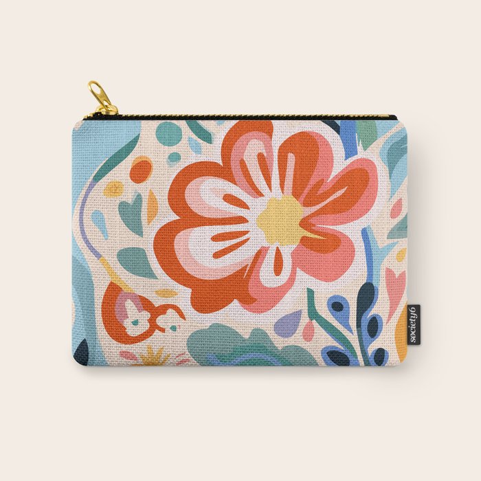 Los Angeles Flower Market Carry All Pouch Gallery Image 1