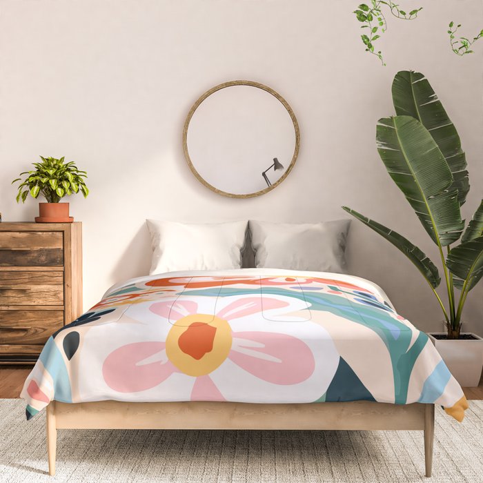 Los Angeles Flower Market Comforter Gallery Image 3