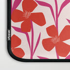 Red and Pink Floral Pattern Laptop Sleeve Gallery Image 3