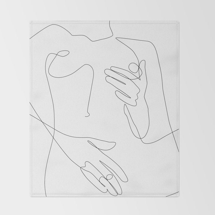 Sensual Erotic Throw Blanket Gallery Image 2