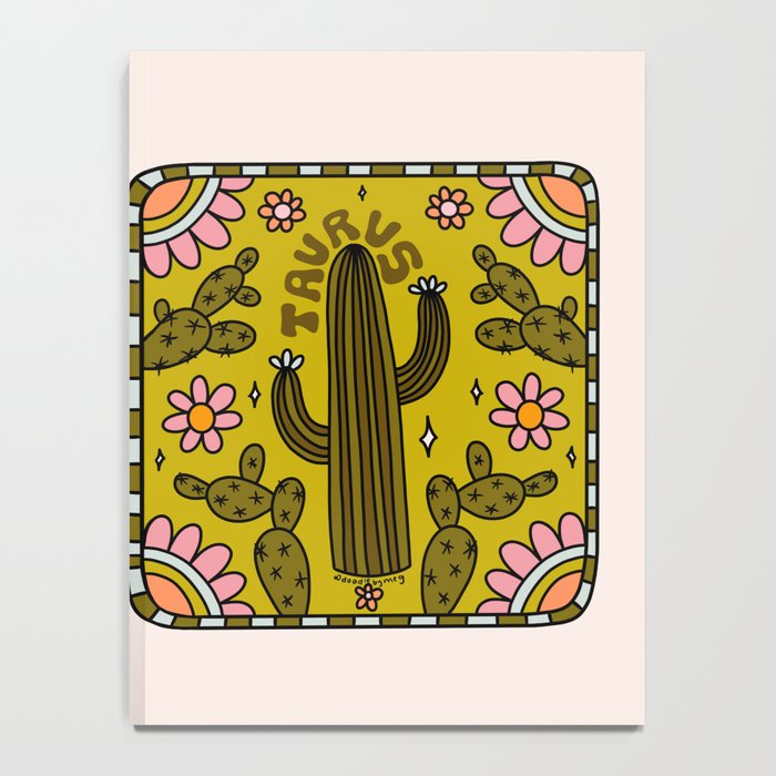 Taurus Cactus Notebook Gallery Image 4